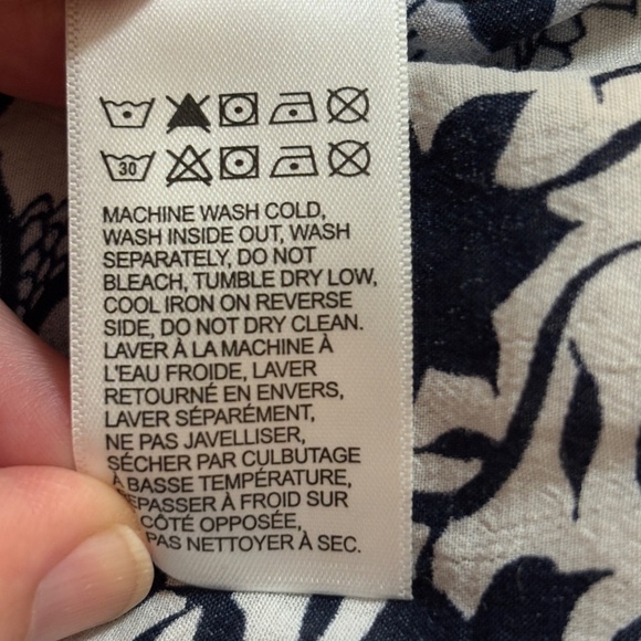 Lucky Brand Women's Boho Peasant Long Sleeve Blouse Top Sz XL Gypsy Hippie FLAW - Picture 11 of 11